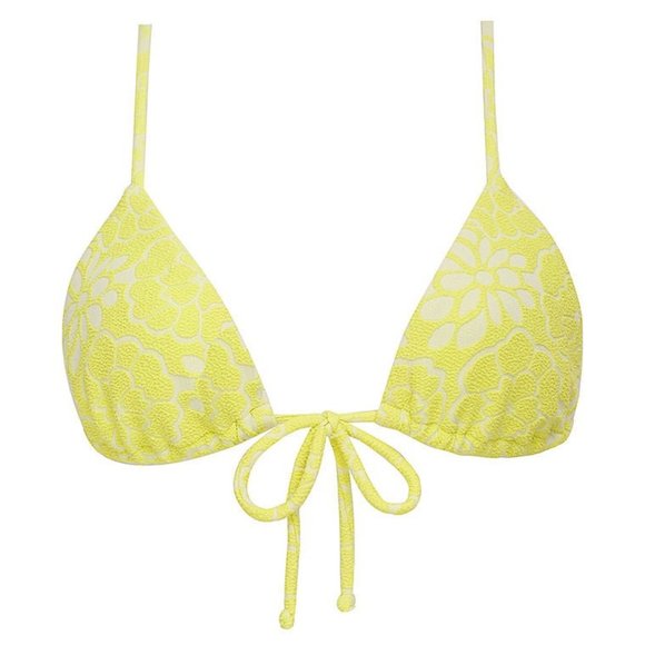 For Love & Lemons Cydney String Bikini Top - Green - Picture 1 of 9